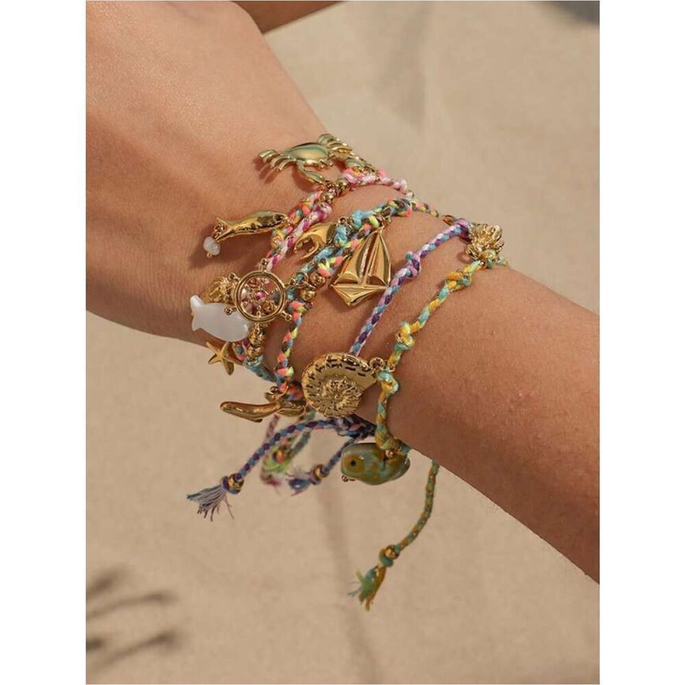 Boho fish bracelet #2528